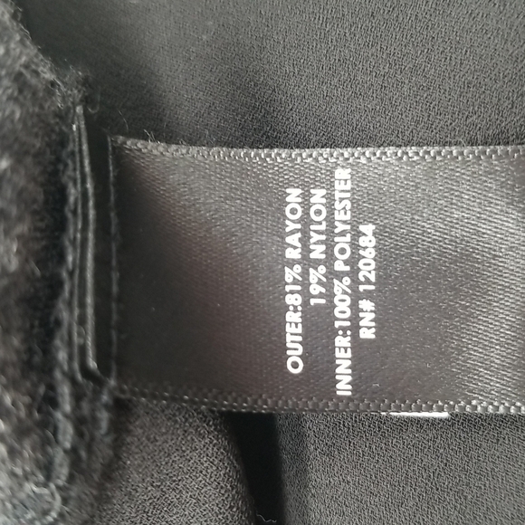 Torrid SZ 00 /Womens M/L Sweatshirt NEW Gray & Black Splt Back Lagenlook Layered - Picture 11 of 12